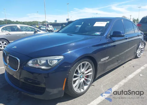 2014 BMW 750I xDrive from USA, damaged, VIN WBAYB6C50ED225023